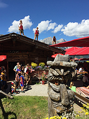 Rübezahl Alm 2016 feierte das : 6. Goaslschnoitza Fest in Ellmau am Wilden Kaiser (©Foto. Martin Schmitz)